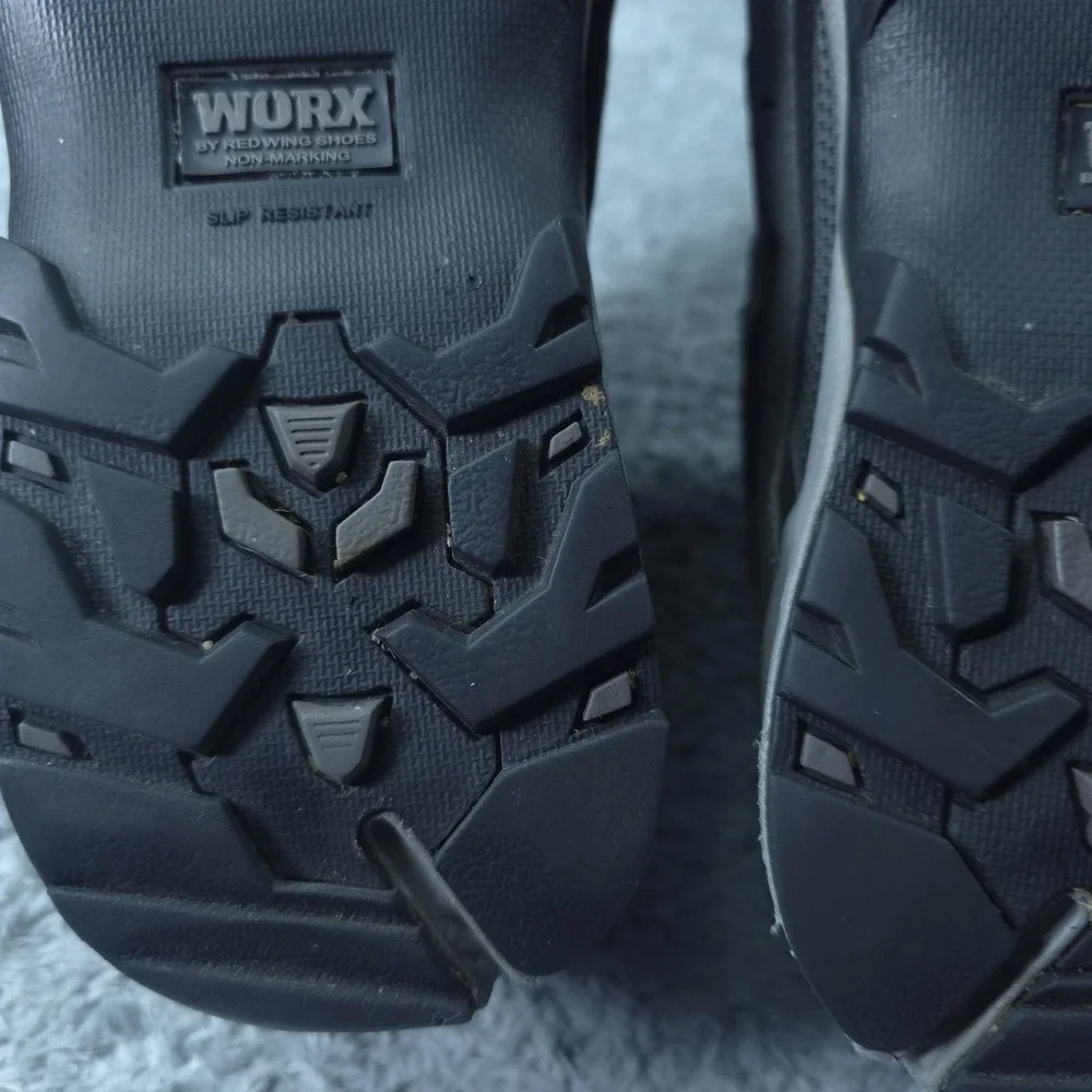 Worx  Shoes Mens Size 11 Gray Slip Resistant Safety Toe Athletic Work 5010
